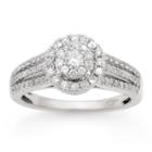 Limited Quantites Womens 3/4 Ct. T.w. Round White Diamond 14k Gold Engagement Ring