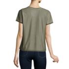 Mesh Layered Your Next Crush Tiger Graphic T-shirt- Juniors