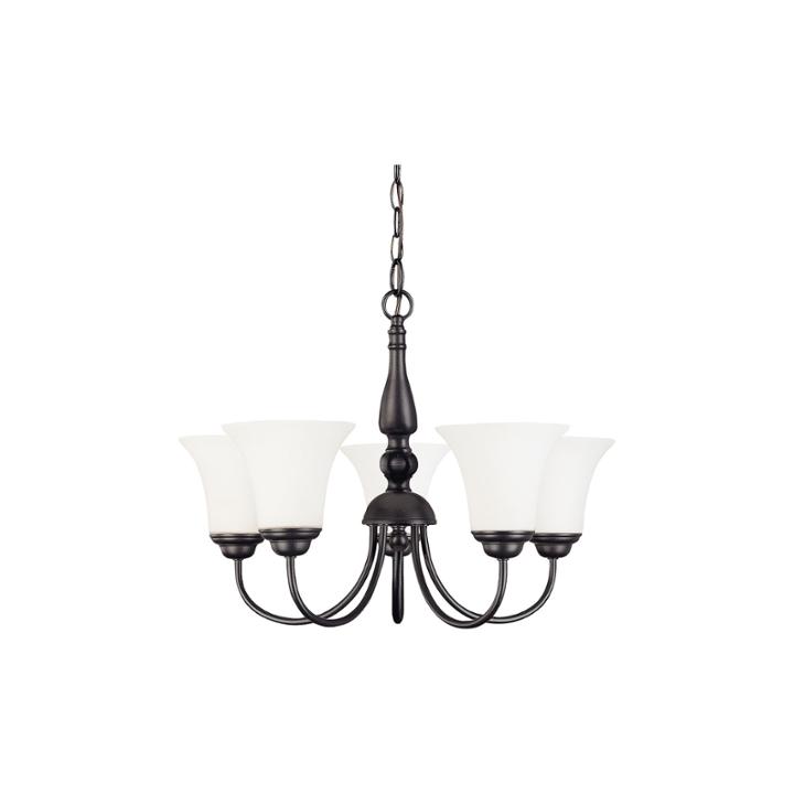 Filament Design 5-light Dark Chocolate Bronze Chandelier