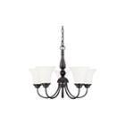Filament Design 5-light Dark Chocolate Bronze Chandelier