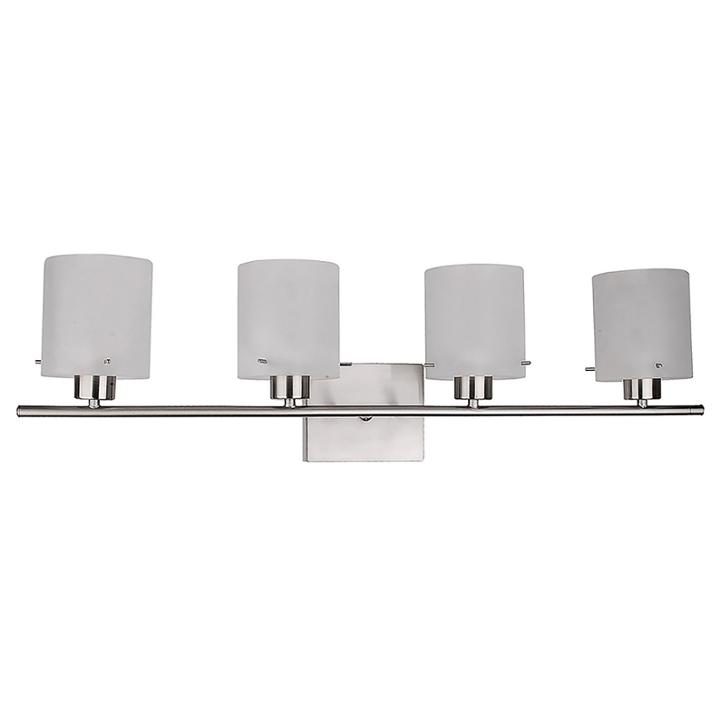 Dexter 4-light Silver Bath Vanity