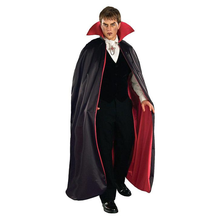 Reversible Deluxe Lined Vampire Cape (red/black)
