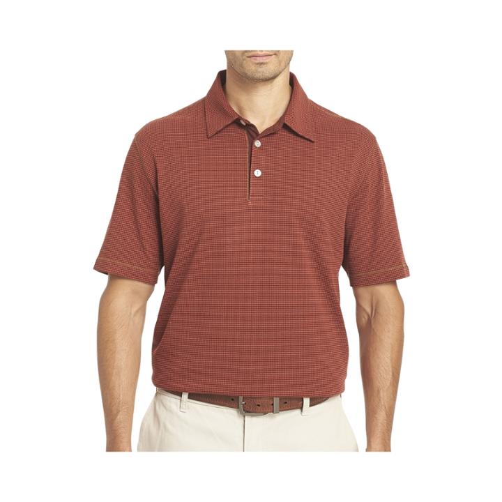 Van Heusen Short-sleeve Popcorn Knit Polo Shirt