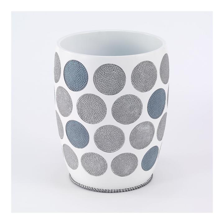 Avanti Dotted Circle Waste Basket