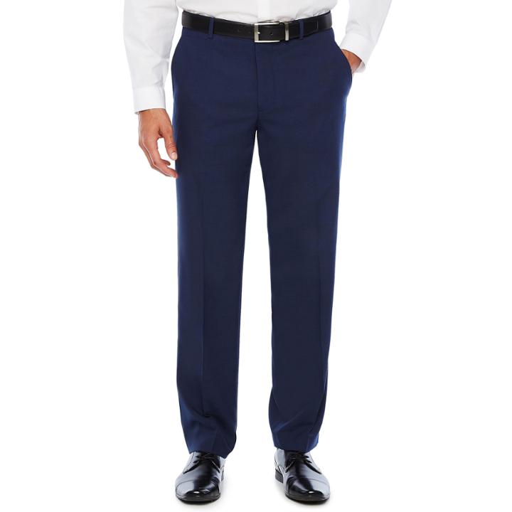 Jf Dark Blue Texture Ff Pants-slim