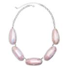 Mixit&trade; Pink Faceted Collar Necklace
