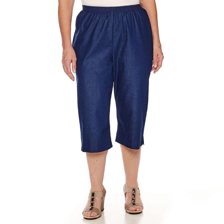 Alfred Dunner Denim Capris - Plus