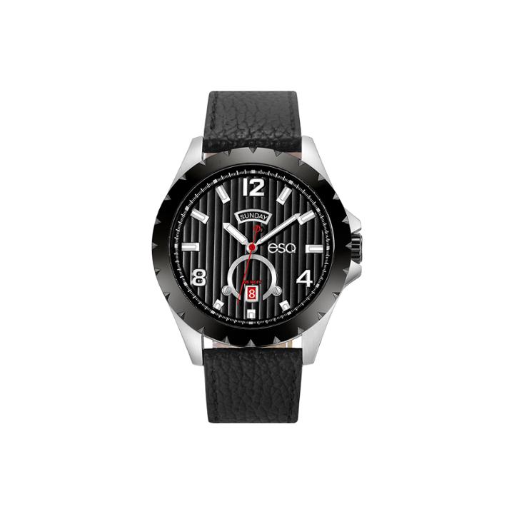 Esquire Esq Mens Black Strap Watch-37esq007301a