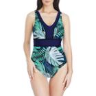 St. John's Bay Leaf One Piece Swimsuit