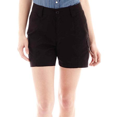 St. John's Bay Poplin Cargo Shorts
