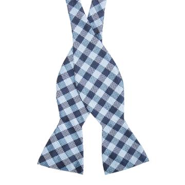 Stafford Pensacola Gingham To-tie Bow Tie