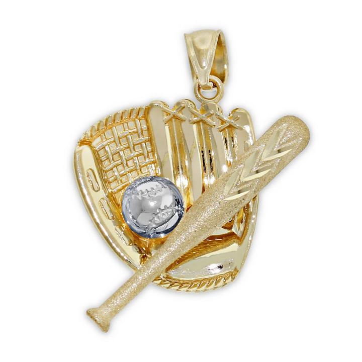Womens 14k Two Tone Gold Pendant
