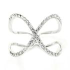 Sparkle Allure Womens White 10k Cluster Ring