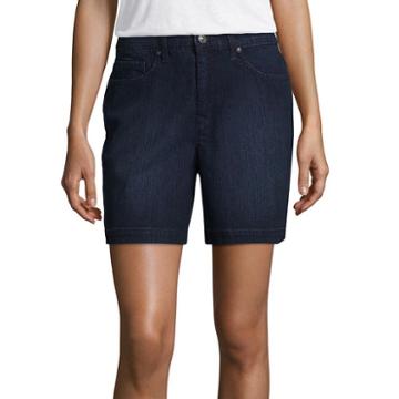 Gloria Vanderbilt 5 1/2 Denim Shorts-petites
