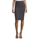 Worthington Off Center Slit Skirt