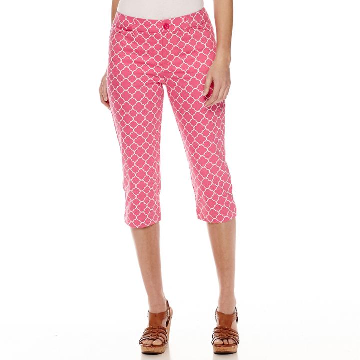 St. John's Bay Secretly-slender Cropped Pants