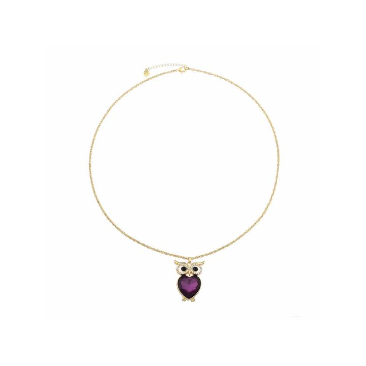 Monet Jewelry Womens Purple Pendant Necklace
