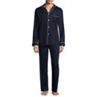 Stafford Long Sleeve/long Leg Sateen Pj Set