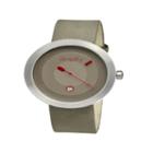 Simplify Unisex The 300 Grey Leather-band Watch With Date Sim0302