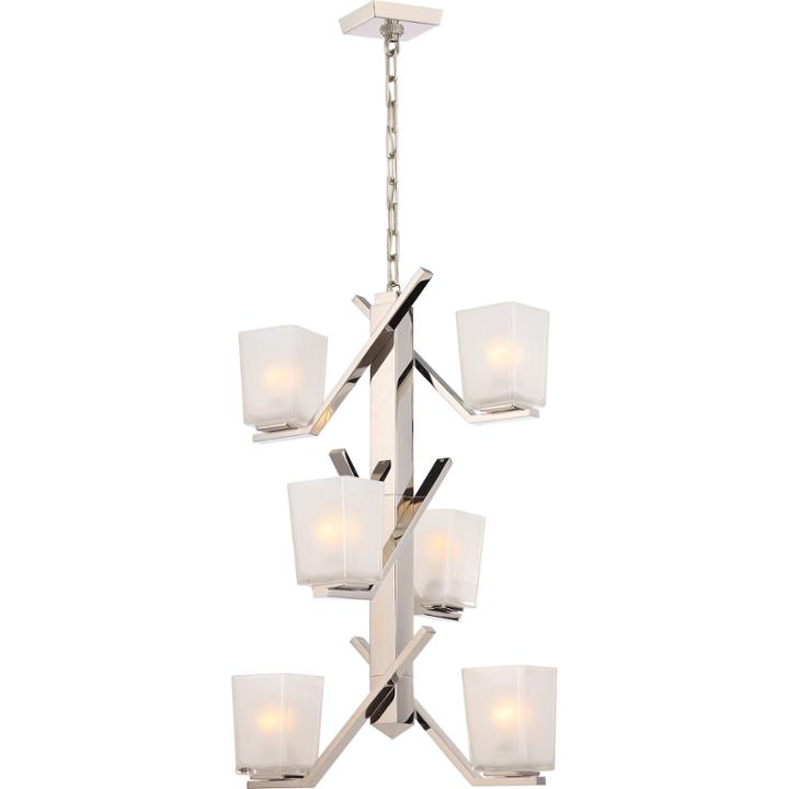 Filament Design 6-light Polished Nickel Pendant