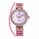 Croton Pink Swarovski Womens Pink 2-pack Watch Boxed Set-cn207563rgpk