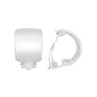 Gloria Vanderbilt Silver-tone Wide Hoop Earrings