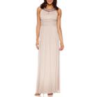 Melrose Sleeveless Embellished Evening Gown-petites