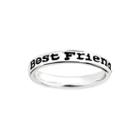 Personally Stackable Sterling Silver Stackable Friends Ring