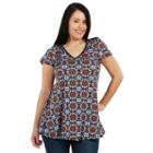 24/7 Comfort Apparel Bella Tunic Top - Plus