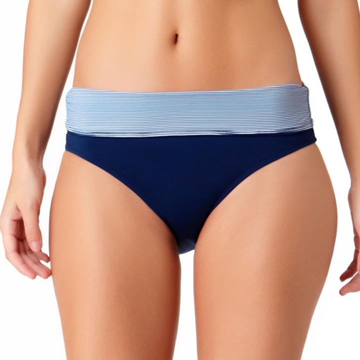 Liz Claiborne Stripe High Waist Swimsuit Bottom