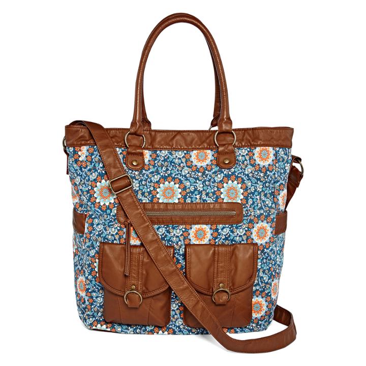 Arizona Double Pocket Floral Tote