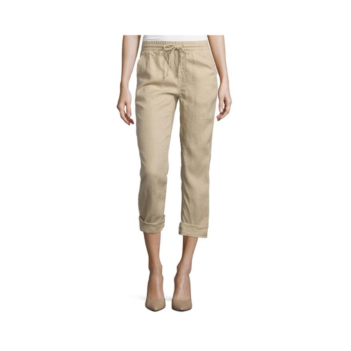 Stylus&trade; Linen Crop Pants