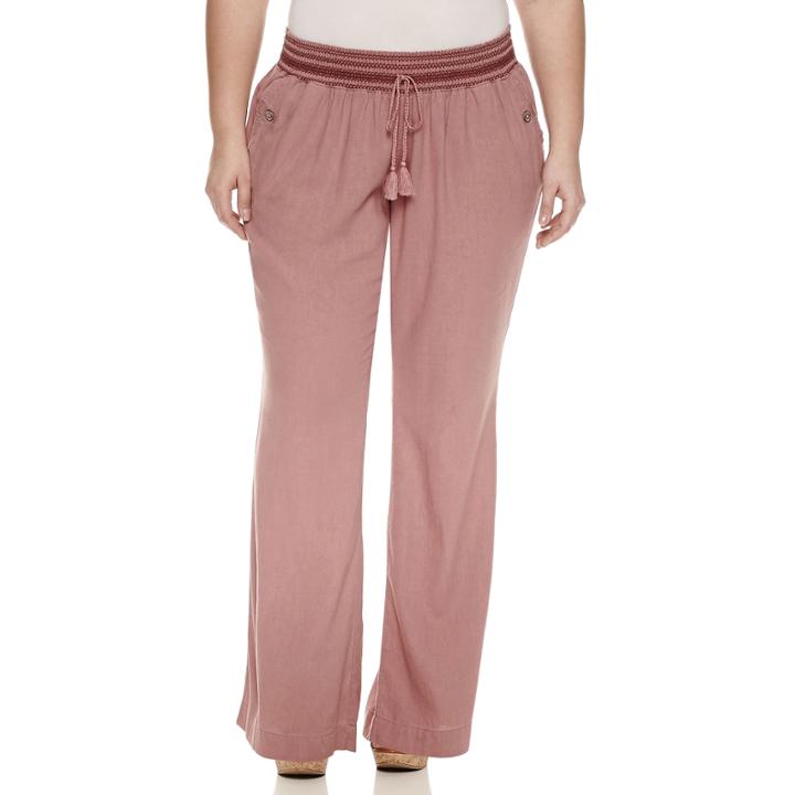 Rewash Linen Pants - Juniors Plus