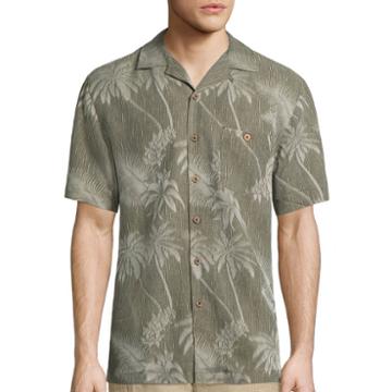 Island Shores Short Sleeve Button-front Shirt