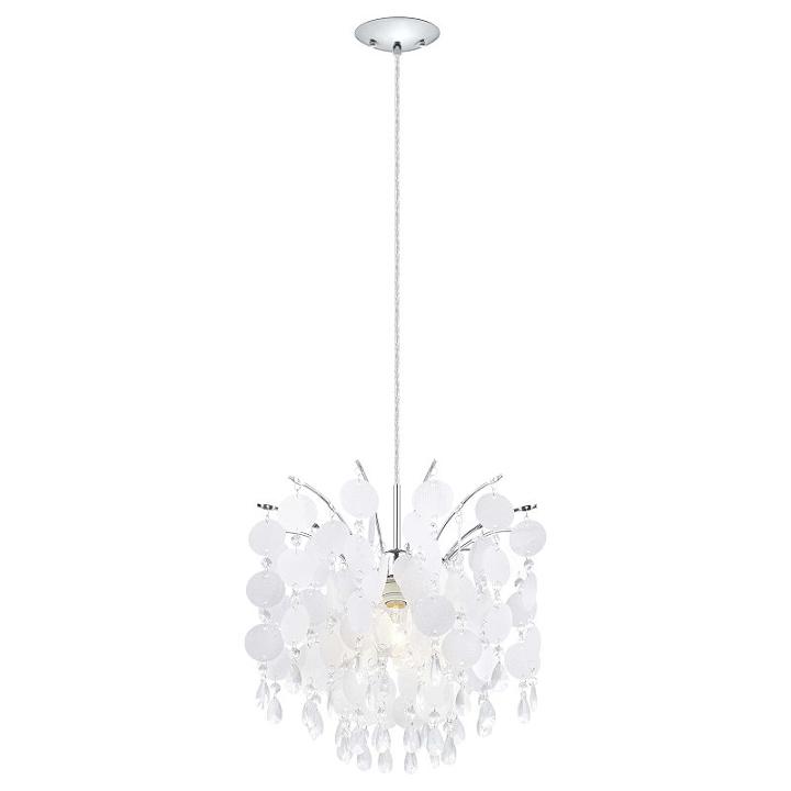 Eglo Fedra 1-light 15 Inch Chrome Chandelier Ceiling Light