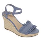 Liz Claiborne Munster Womens Wedge Sandals
