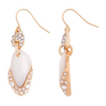 10021 Kara Ross Crystal & Resin Drop Earrings