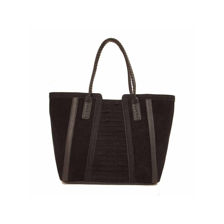Imoshion Whipstitch Faux Suede Tote Bag