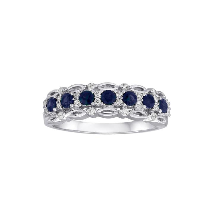 I Said Yes&trade; 1/6 Ct. T.w. Diamond And Sapphirering