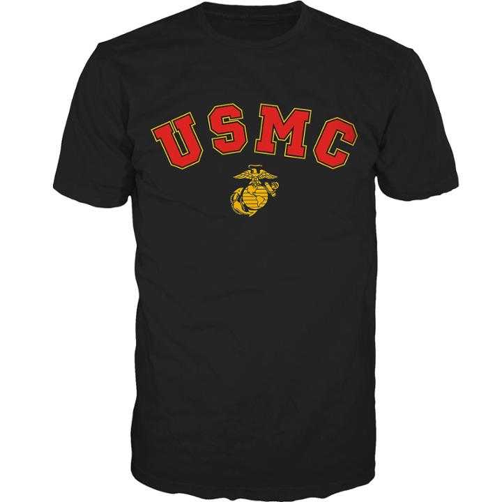 Military Usmc Short-sleeve Graphic T-shirt