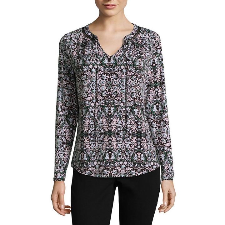 Liz Claiborne Tie Top - Tall