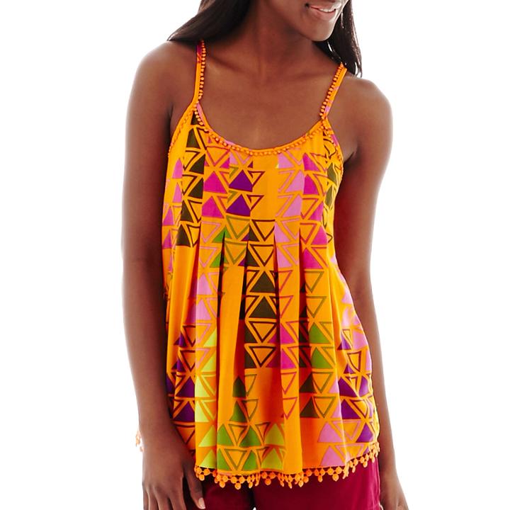 Stylus&trade; Pleated Cami- Petite