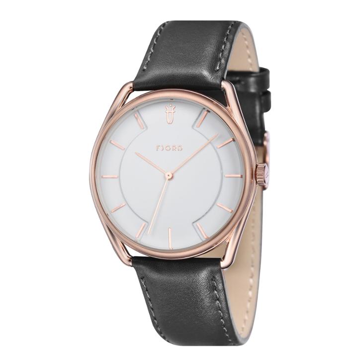 Fjord Mens Black Strap Watch-fj-3022-04