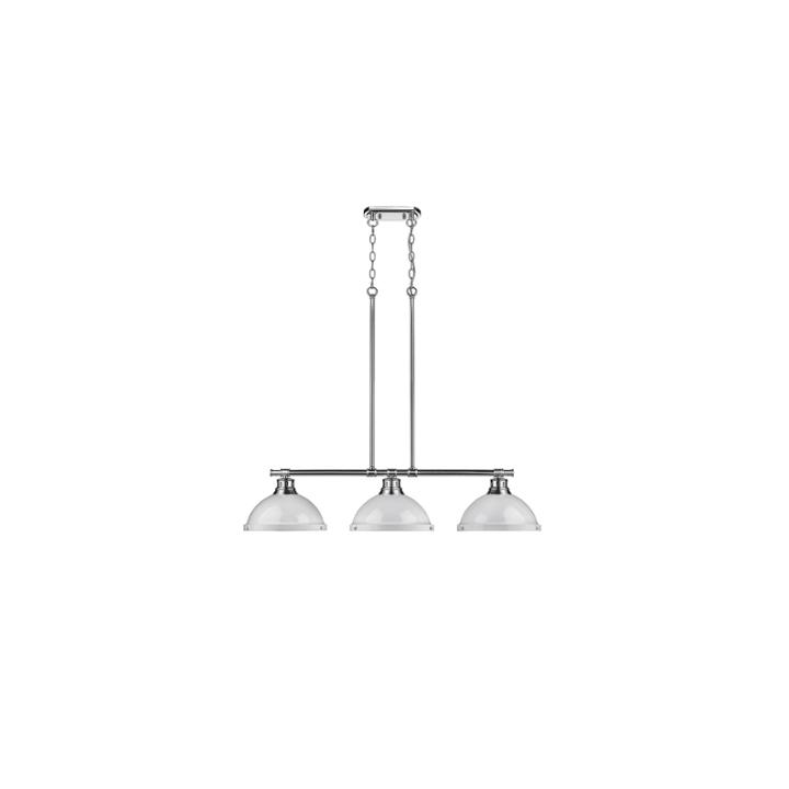 Duncan 3-light Linear Pendant In Chrome
