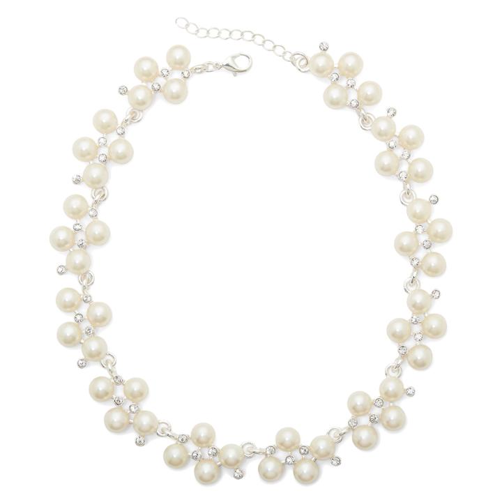 Vieste Short Crystal Collar Necklace