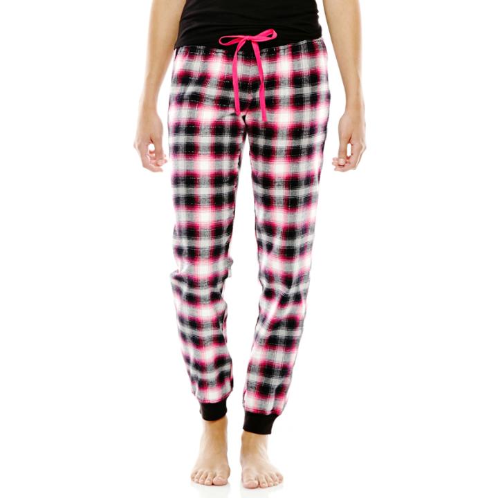 Flirtitude Flannel Jogger Sleep Pants