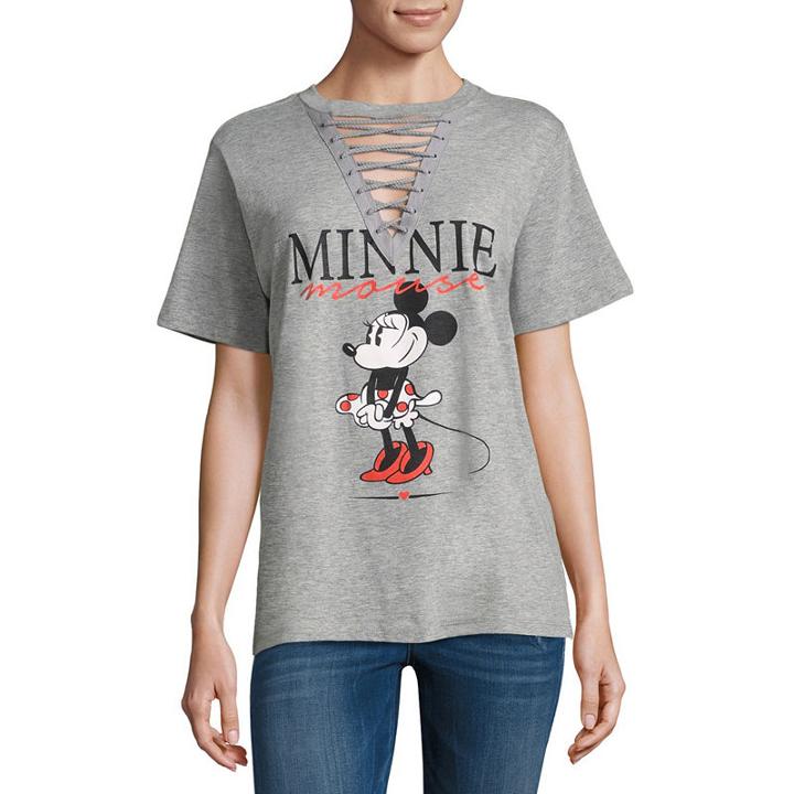 Minnie Mouse Lace Up Tee - Juniors