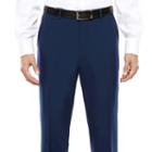 Men's Jf J. Ferrar Blue Stretch Flat-front Classic Fit Suit Pants