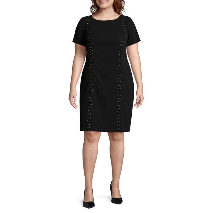 Alyx Short Sleeve Sheath Dress - Plus
