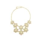 Monet Jewelry White And Goldtone Drama Necklace